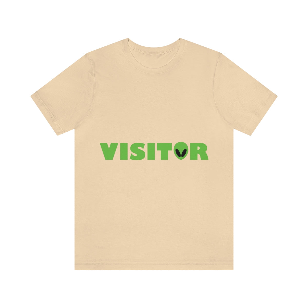 Visitor Aliens Arrival UFO TV Series Green People Unisex Jersey Short Sleeve T-Shirt Ichaku [Perfect Gifts Selection]