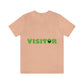 Visitor Aliens Arrival UFO TV Series Green People Unisex Jersey Short Sleeve T-Shirt Ichaku [Perfect Gifts Selection]