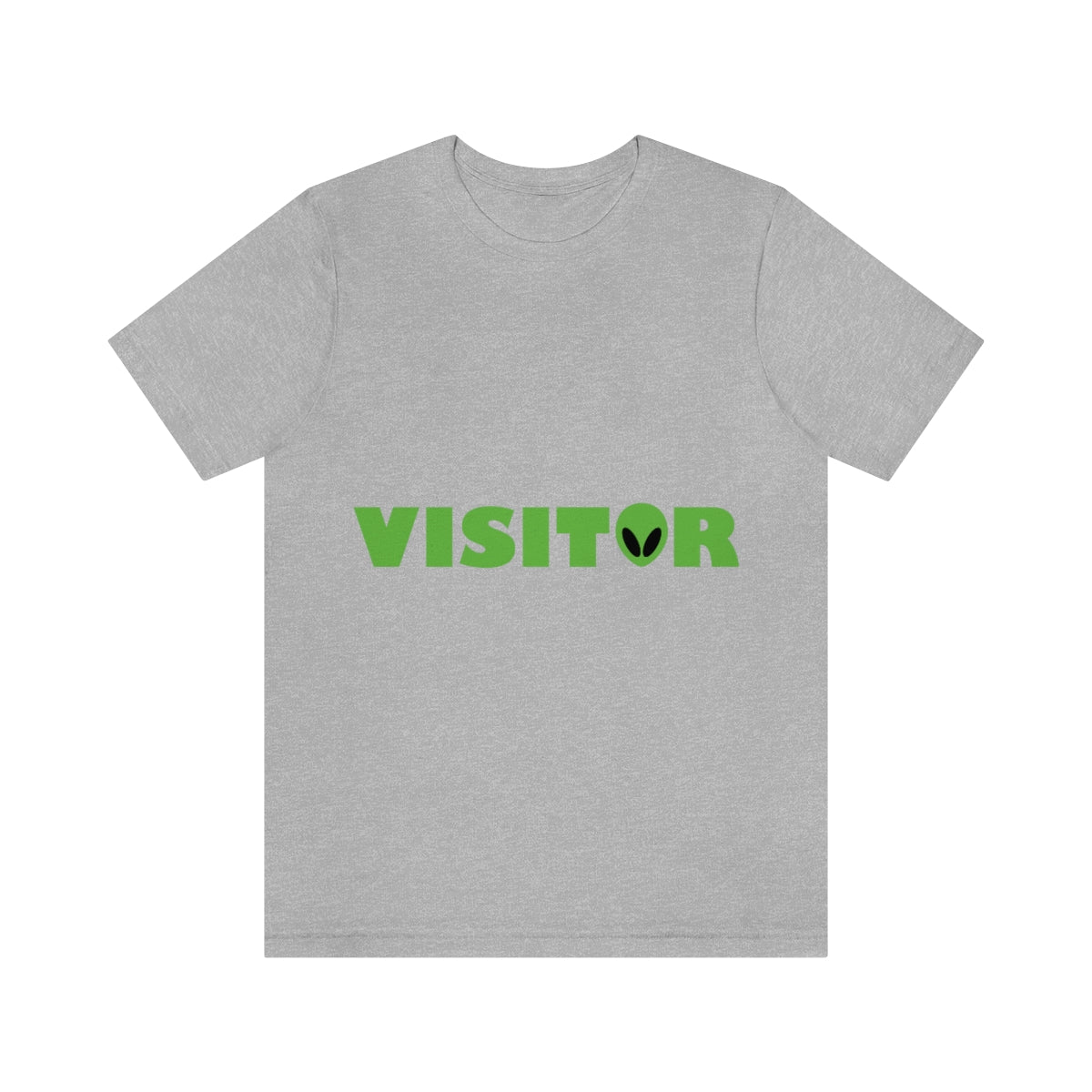 Visitor Aliens Arrival UFO TV Series Green People Unisex Jersey Short Sleeve T-Shirt Ichaku [Perfect Gifts Selection]