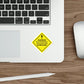 Warning May Spontaneously Start Talking About Astrology Zodiac Sign Die-Cut Sticker Ichaku [Perfect Gifts Selection]