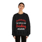 Warning The Girls Are Drinking Again Bar Lovers Slogans Unisex Heavy Blend™ Crewneck Sweatshirt Ichaku [Perfect Gifts Selection]