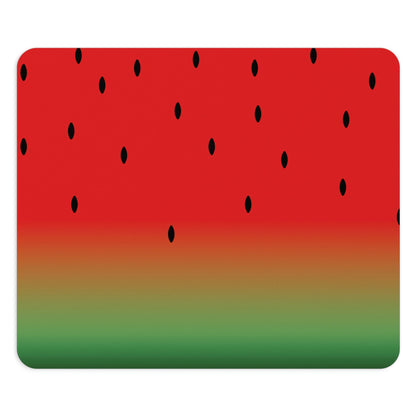 Watermelon Seeds Background Fruit Pattern Art Ergonomic Non-slip Creative Design Mouse Pad Ichaku [Perfect Gifts Selection]