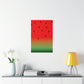 Watermelon Seeds Background Fruit Pattern Art Premium Matte Vertical Posters Ichaku [Perfect Gifts Selection]