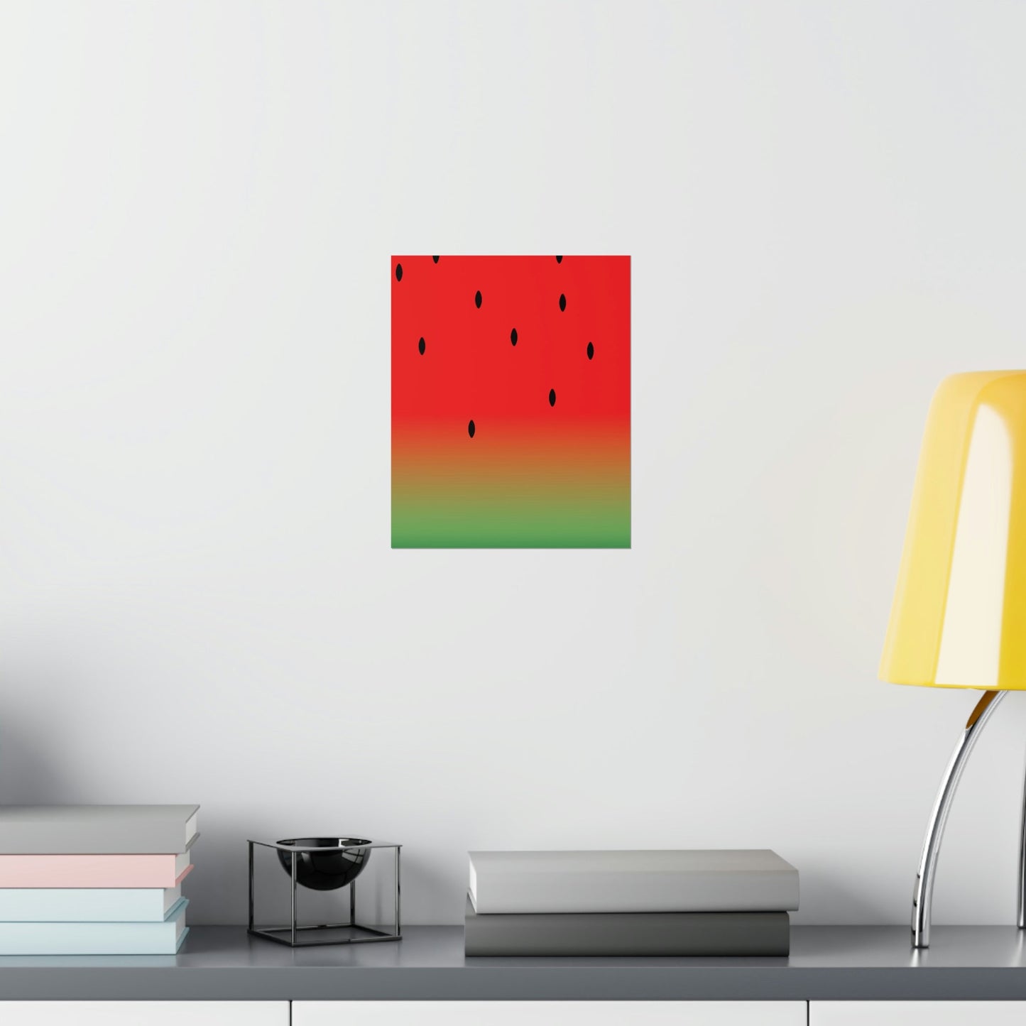 Watermelon Seeds Background Fruit Pattern Art Premium Matte Vertical Posters Ichaku [Perfect Gifts Selection]