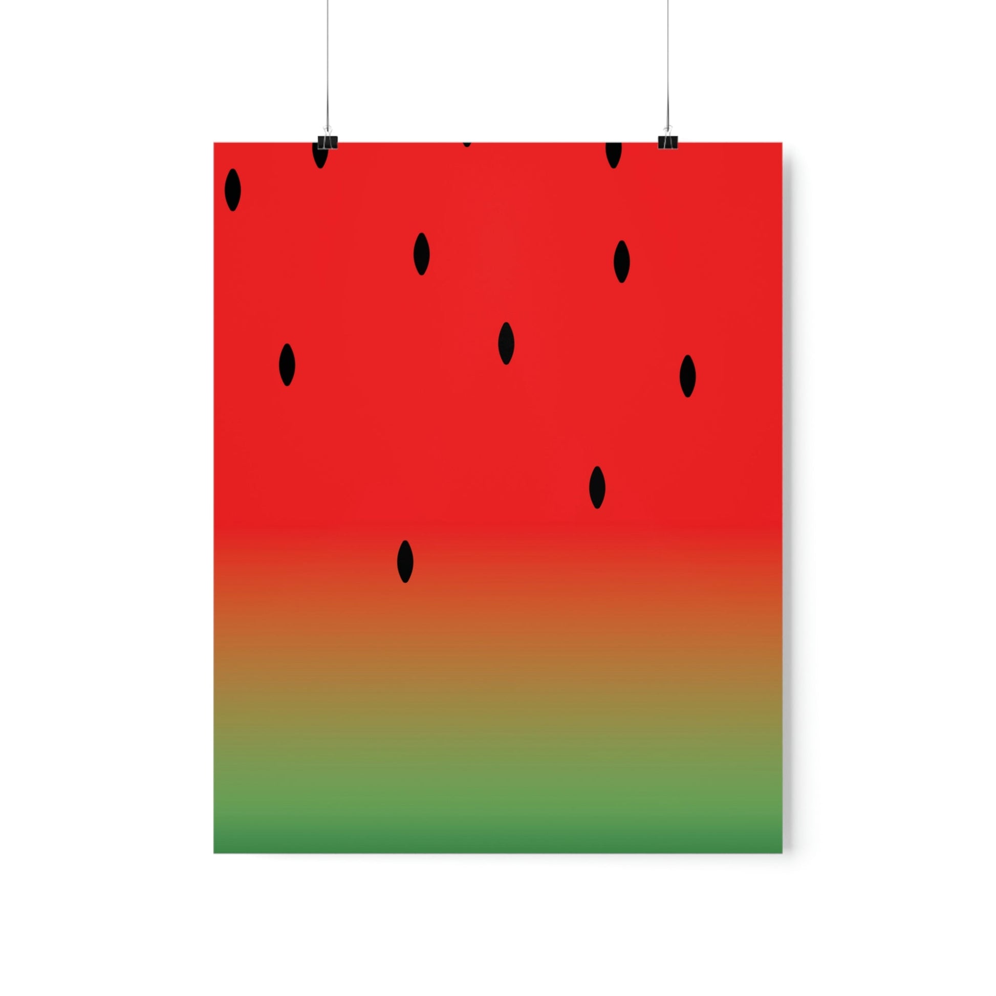 Watermelon Seeds Background Fruit Pattern Art Premium Matte Vertical Posters Ichaku [Perfect Gifts Selection]
