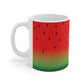 Watermelon Seeds Background Fruit Pattern Ceramic Mug 11oz Ichaku [Perfect Gifts Selection]