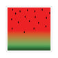 Watermelon Seeds Background Fruit Pattern Die-Cut Sticker Ichaku [Perfect Gifts Selection]