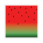 Watermelon Seeds Background Fruit Pattern Die-Cut Sticker Ichaku [Perfect Gifts Selection]