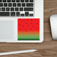 Watermelon Seeds Background Fruit Pattern Die-Cut Sticker Ichaku [Perfect Gifts Selection]