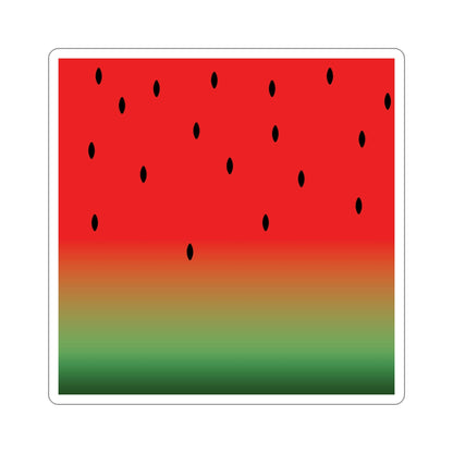 Watermelon Seeds Background Fruit Pattern Die-Cut Sticker Ichaku [Perfect Gifts Selection]