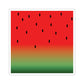 Watermelon Seeds Background Fruit Pattern Die-Cut Sticker Ichaku [Perfect Gifts Selection]