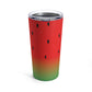 Watermelon Seeds Background Fruit Pattern Stainless Steel Hot or Cold Vacuum Tumbler 20oz Ichaku [Perfect Gifts Selection]