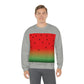 Watermelon Seeds Background Fruit Pattern Unisex Heavy Blend™ Crewneck Sweatshirt Ichaku [Perfect Gifts Selection]