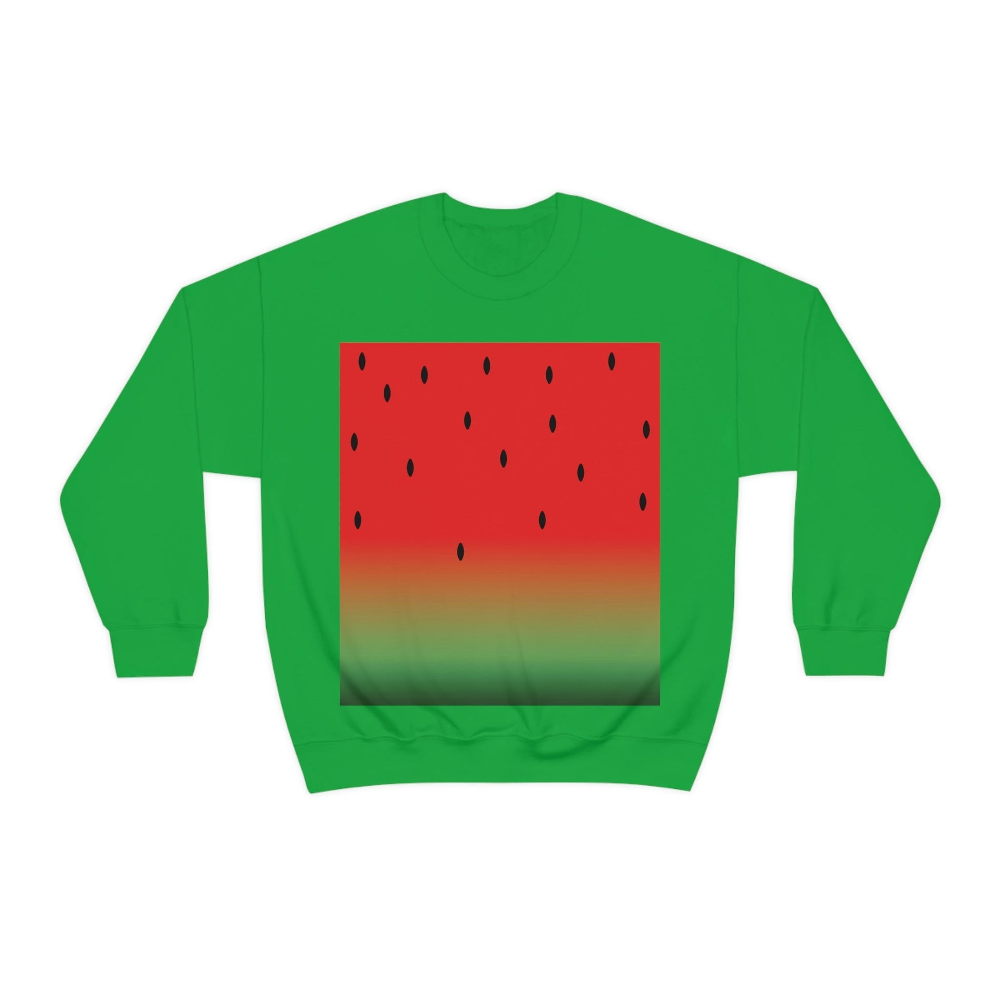 Watermelon Seeds Background Fruit Pattern Unisex Heavy Blend™ Crewneck Sweatshirt Ichaku [Perfect Gifts Selection]