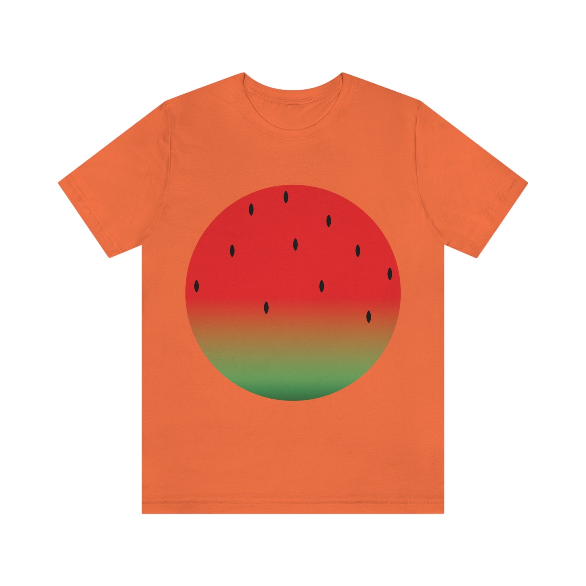 Watermelon Seeds Background Fruit Pattern Unisex Jersey Short Sleeve T-Shirt Ichaku [Perfect Gifts Selection]