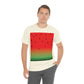 Watermelon Seeds Background Fruit Pattern Unisex Jersey Short Sleeve T-Shirt Ichaku [Perfect Gifts Selection]