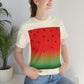 Watermelon Seeds Background Fruit Pattern Unisex Jersey Short Sleeve T-Shirt Ichaku [Perfect Gifts Selection]