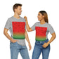 Watermelon Seeds Background Fruit Pattern Unisex Jersey Short Sleeve T-Shirt Ichaku [Perfect Gifts Selection]