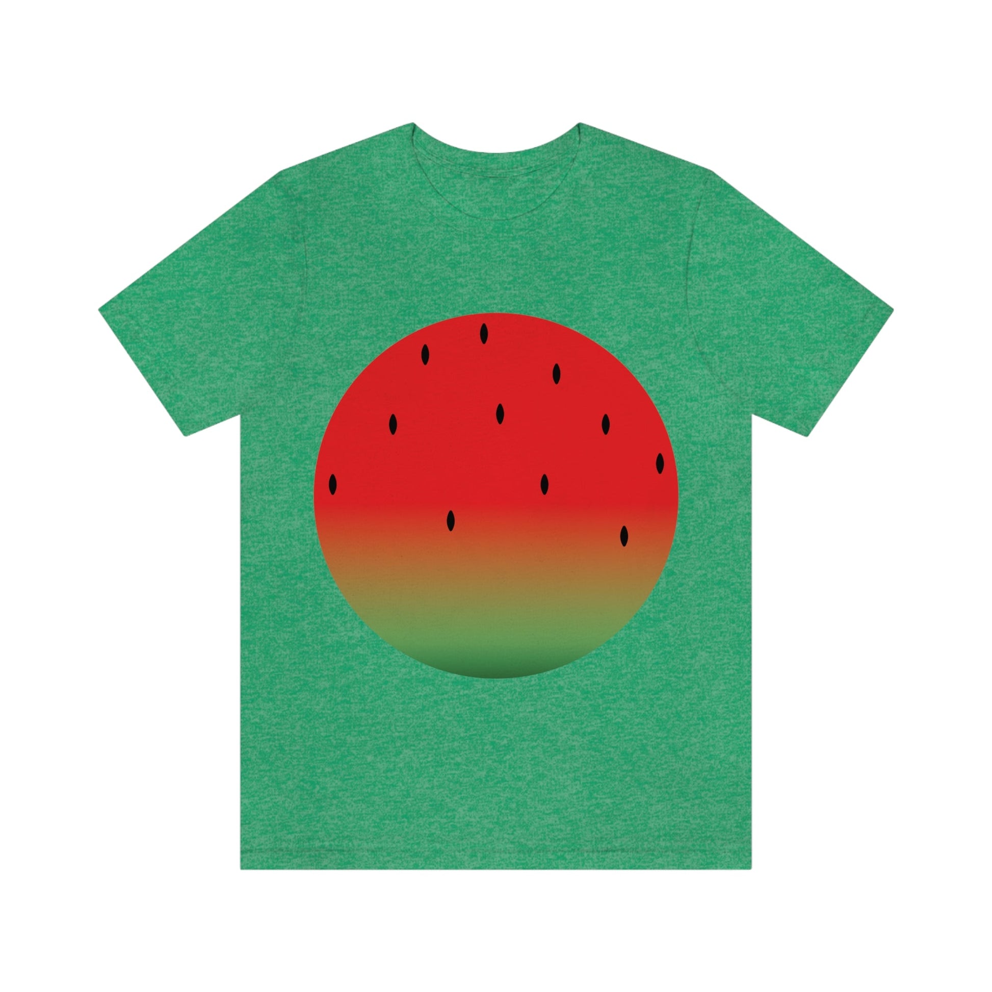 Watermelon Seeds Background Fruit Pattern Unisex Jersey Short Sleeve T-Shirt Ichaku [Perfect Gifts Selection]