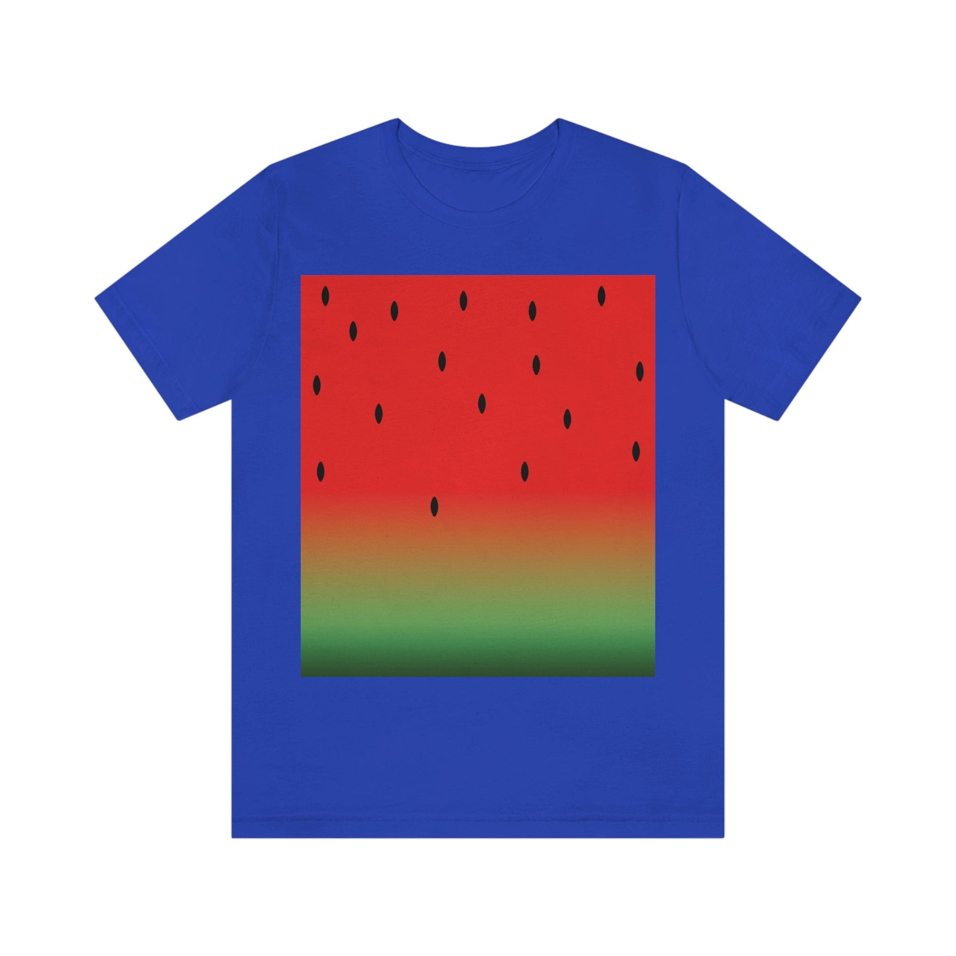 Watermelon Seeds Background Fruit Pattern Unisex Jersey Short Sleeve T-Shirt Ichaku [Perfect Gifts Selection]