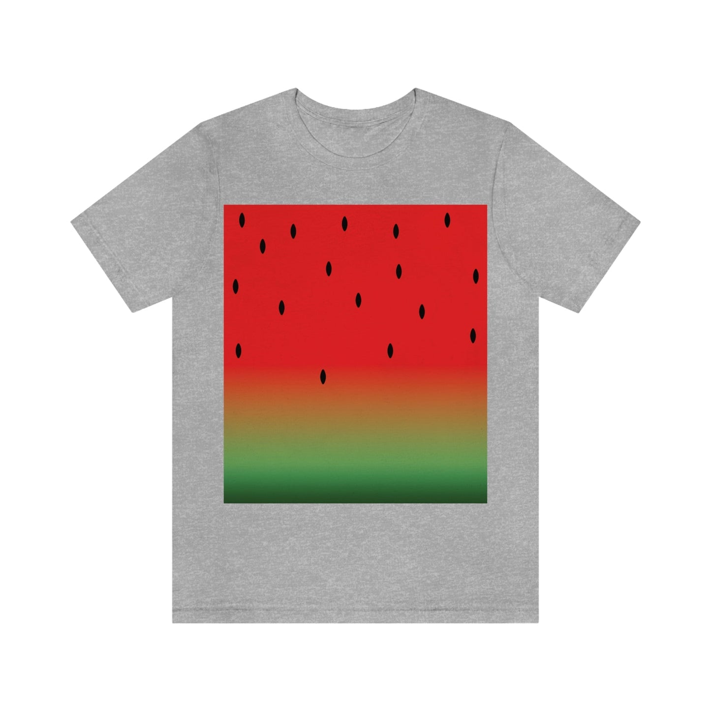 Watermelon Seeds Background Fruit Pattern Unisex Jersey Short Sleeve T-Shirt Ichaku [Perfect Gifts Selection]