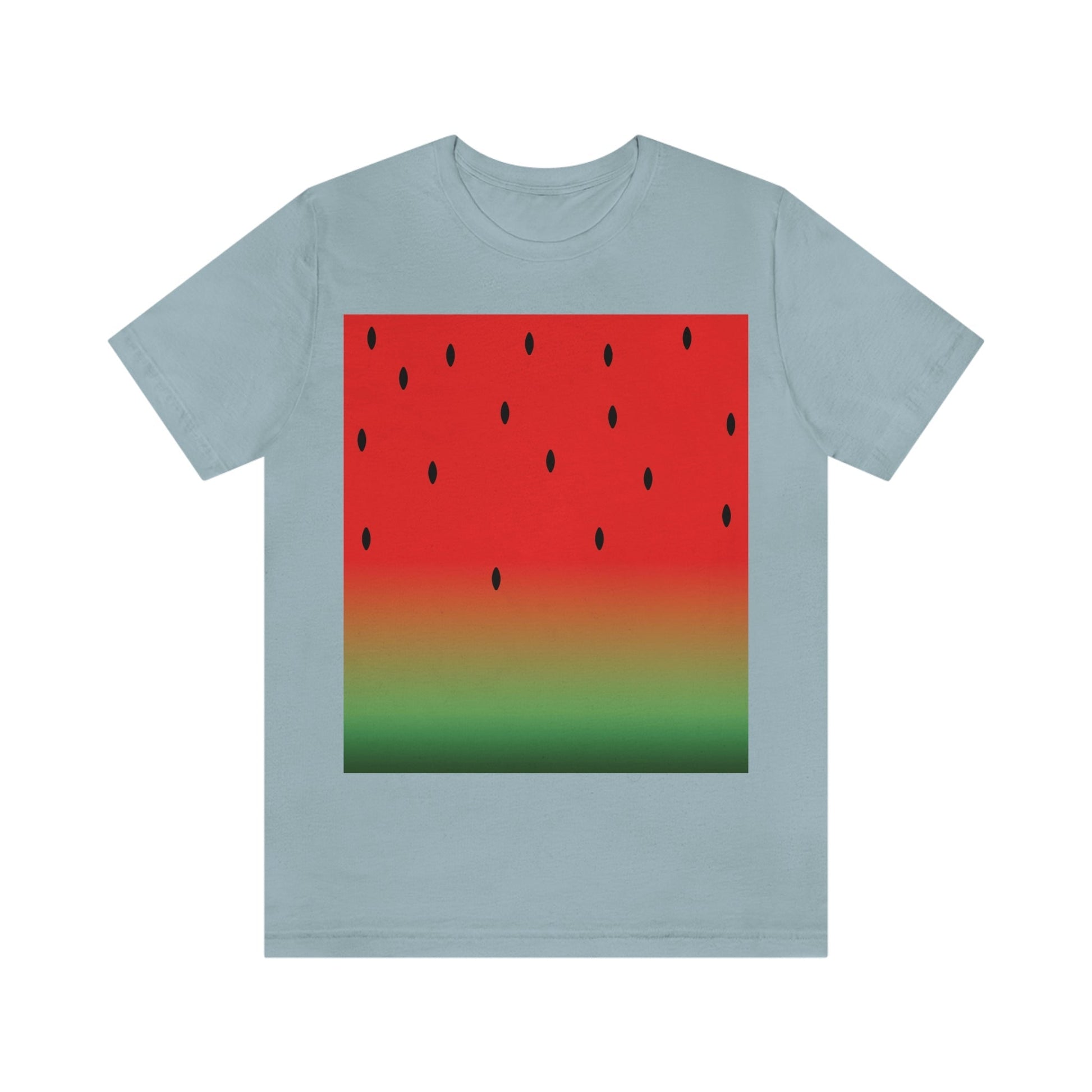 Watermelon Seeds Background Fruit Pattern Unisex Jersey Short Sleeve T-Shirt Ichaku [Perfect Gifts Selection]