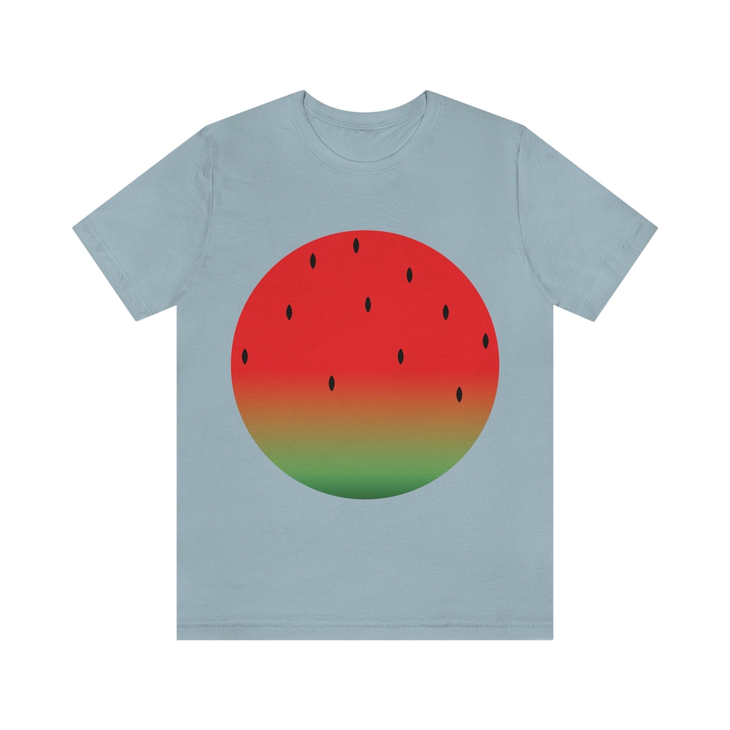 Watermelon Seeds Background Fruit Pattern Unisex Jersey Short Sleeve T-Shirt Ichaku [Perfect Gifts Selection]