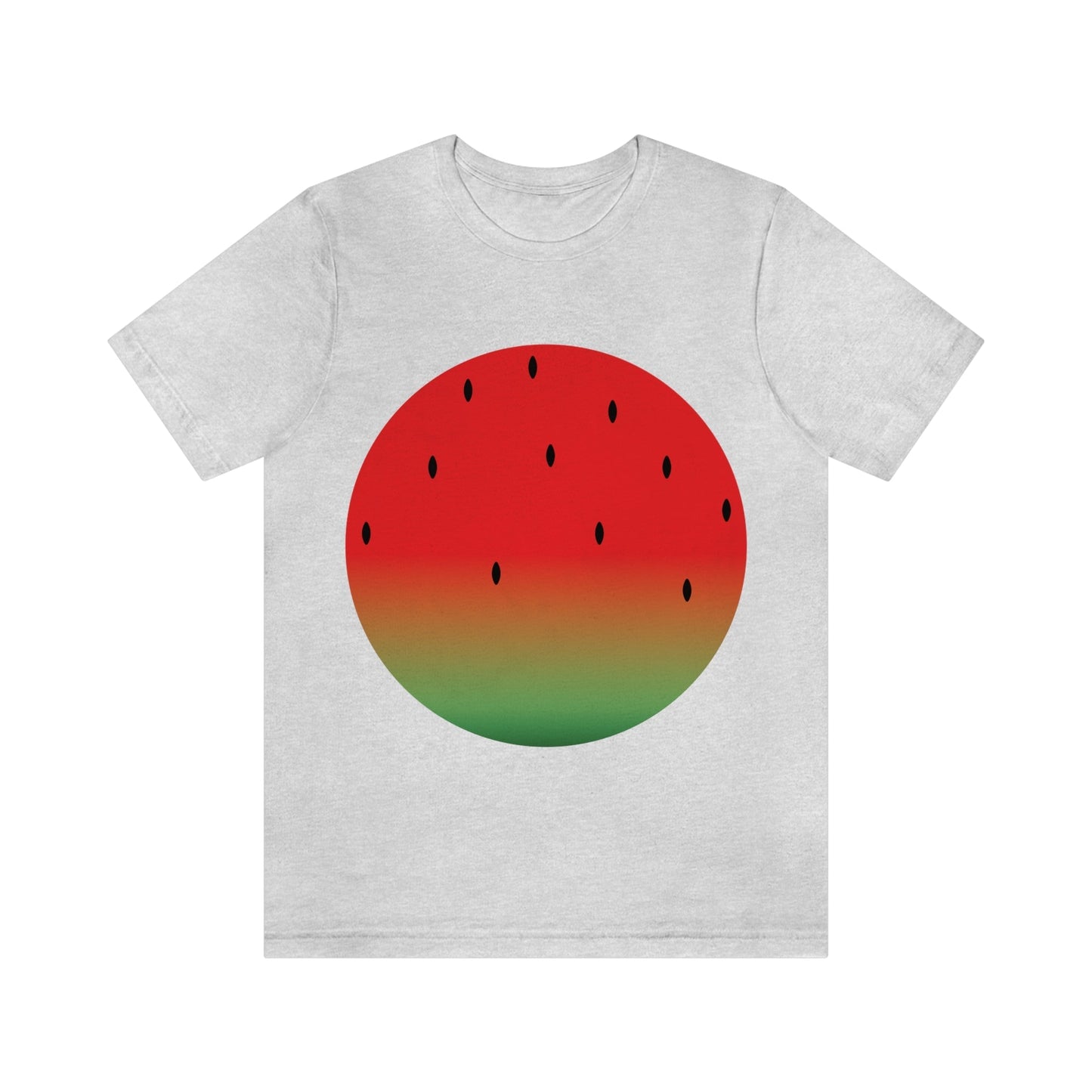 Watermelon Seeds Background Fruit Pattern Unisex Jersey Short Sleeve T-Shirt Ichaku [Perfect Gifts Selection]