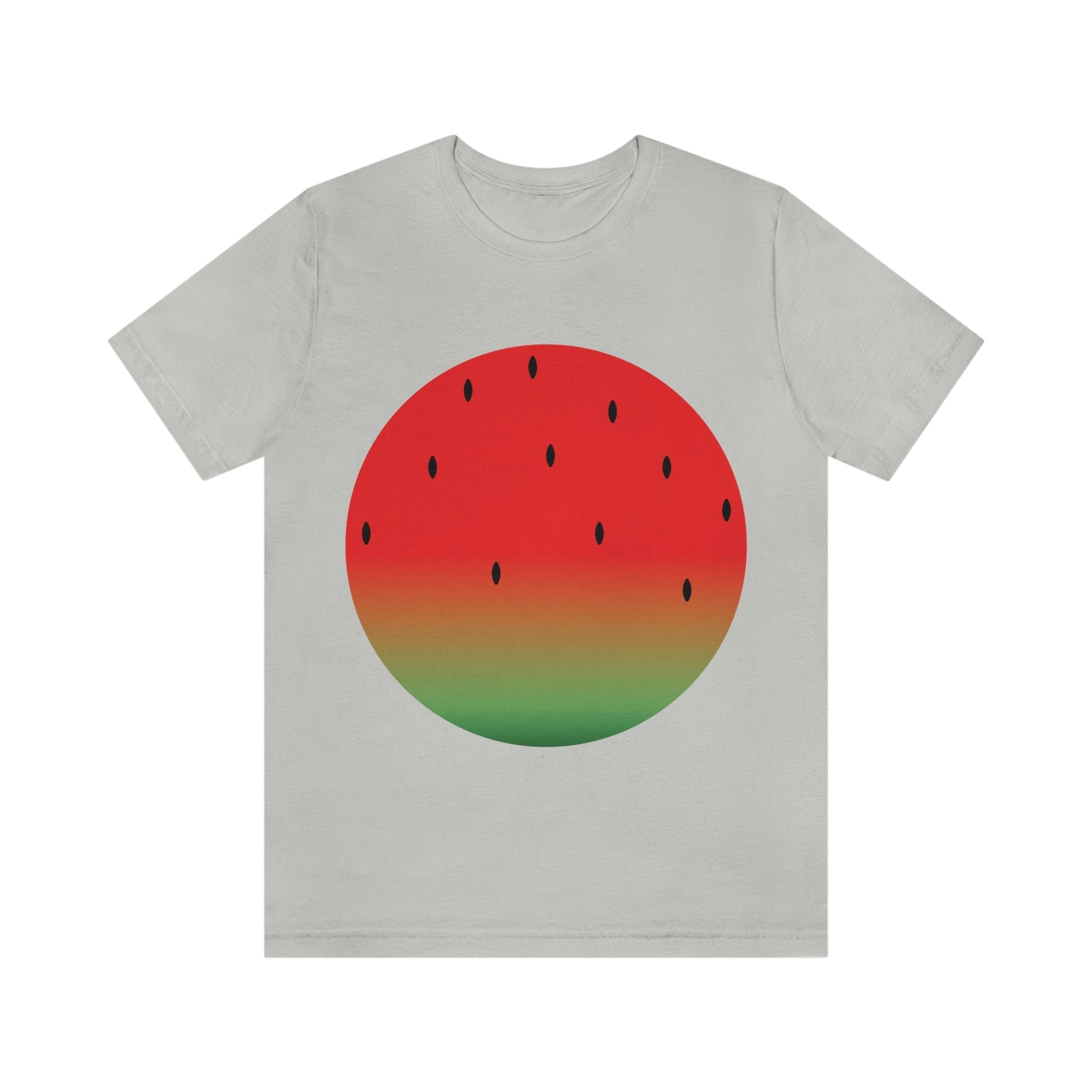 Watermelon Seeds Background Fruit Pattern Unisex Jersey Short Sleeve T-Shirt Ichaku [Perfect Gifts Selection]