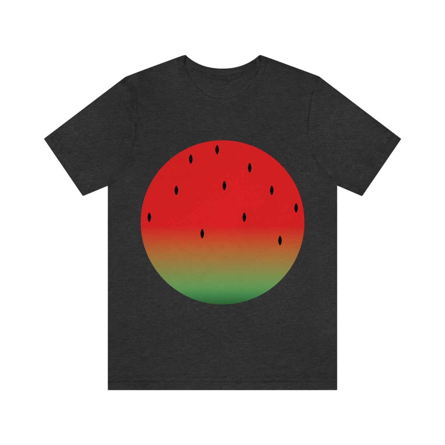 Watermelon Seeds Background Fruit Pattern Unisex Jersey Short Sleeve T-Shirt Ichaku [Perfect Gifts Selection]