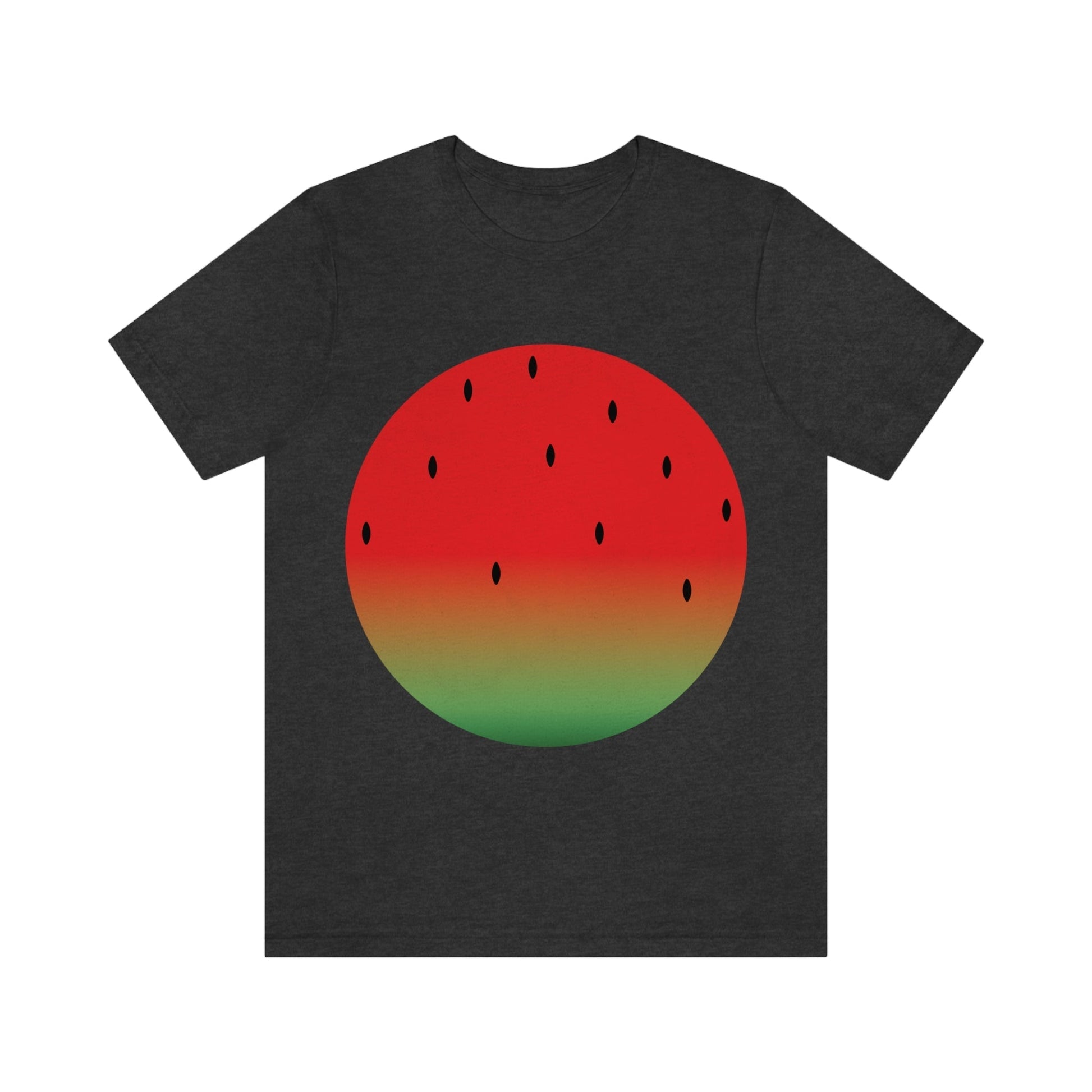 Watermelon Seeds Background Fruit Pattern Unisex Jersey Short Sleeve T-Shirt Ichaku [Perfect Gifts Selection]