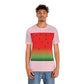 Watermelon Seeds Background Fruit Pattern Unisex Jersey Short Sleeve T-Shirt Ichaku [Perfect Gifts Selection]