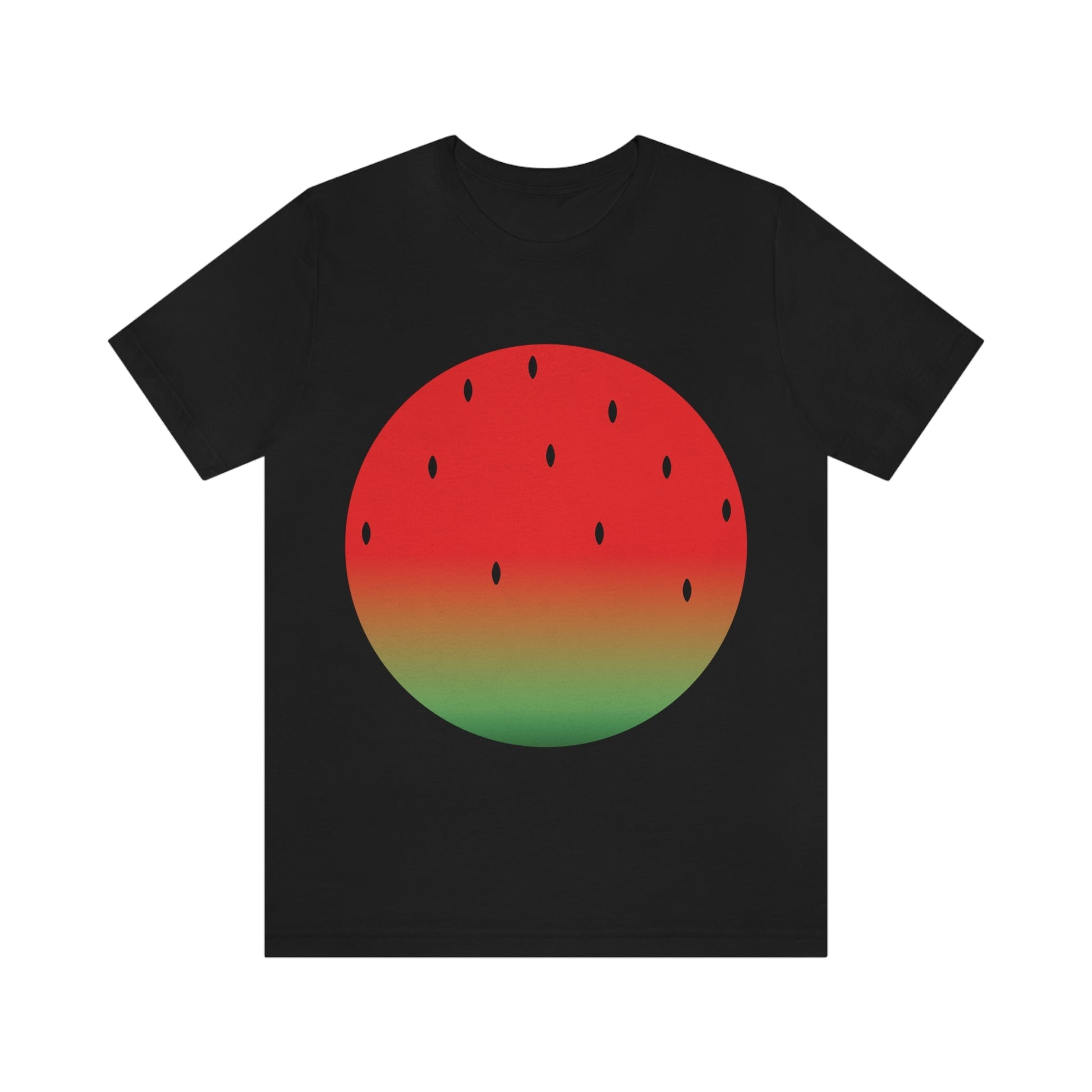 Watermelon Seeds Background Fruit Pattern Unisex Jersey Short Sleeve T-Shirt Ichaku [Perfect Gifts Selection]