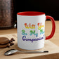 Will You Be My New Companion? LGBT Rainbow Romantic Classic Accent Coffee Mug 11oz Ichaku [Perfect Gifts Selection]