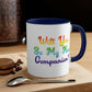 Will You Be My New Companion? LGBT Rainbow Romantic Classic Accent Coffee Mug 11oz Ichaku [Perfect Gifts Selection]