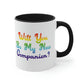 Will You Be My New Companion? LGBT Rainbow Romantic Classic Accent Coffee Mug 11oz Ichaku [Perfect Gifts Selection]