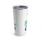 Will You Be My New Companion? LGBT Rainbow Romantic Stainless Steel Hot or Cold Vacuum Tumbler 20oz Ichaku [Perfect Gifts Selection]