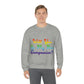 Will You Be My New Companion? LGBT Rainbow Unisex Heavy Blend™ Crewneck Sweatshirt Ichaku [Perfect Gifts Selection]