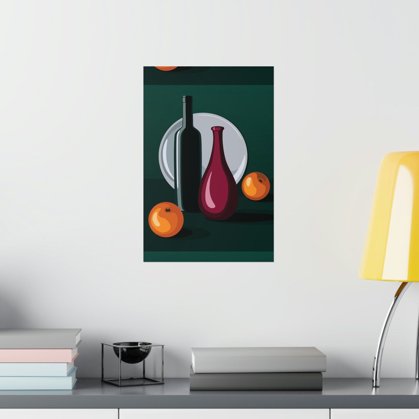 Wine Art Minimal Aesthetic Food Classic Premium Matte Vertical Posters Ichaku [Perfect Gifts Selection]