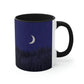 Winter Forest Moon Nature Modern Art Classic Accent Coffee Mug 11oz Ichaku [Perfect Gifts Selection]