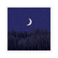 Winter Forest Moon Nature Modern Art Die-Cut Sticker Ichaku [Perfect Gifts Selection]