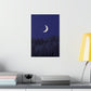 Winter Forest Moon Nature Modern Art Premium Matte Vertical Posters Ichaku [Perfect Gifts Selection]
