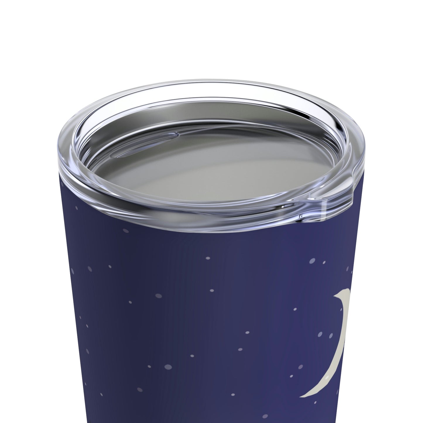 Winter Forest Moon Nature Modern Art Stainless Steel Hot or Cold Vacuum Tumbler 20oz Ichaku [Perfect Gifts Selection]