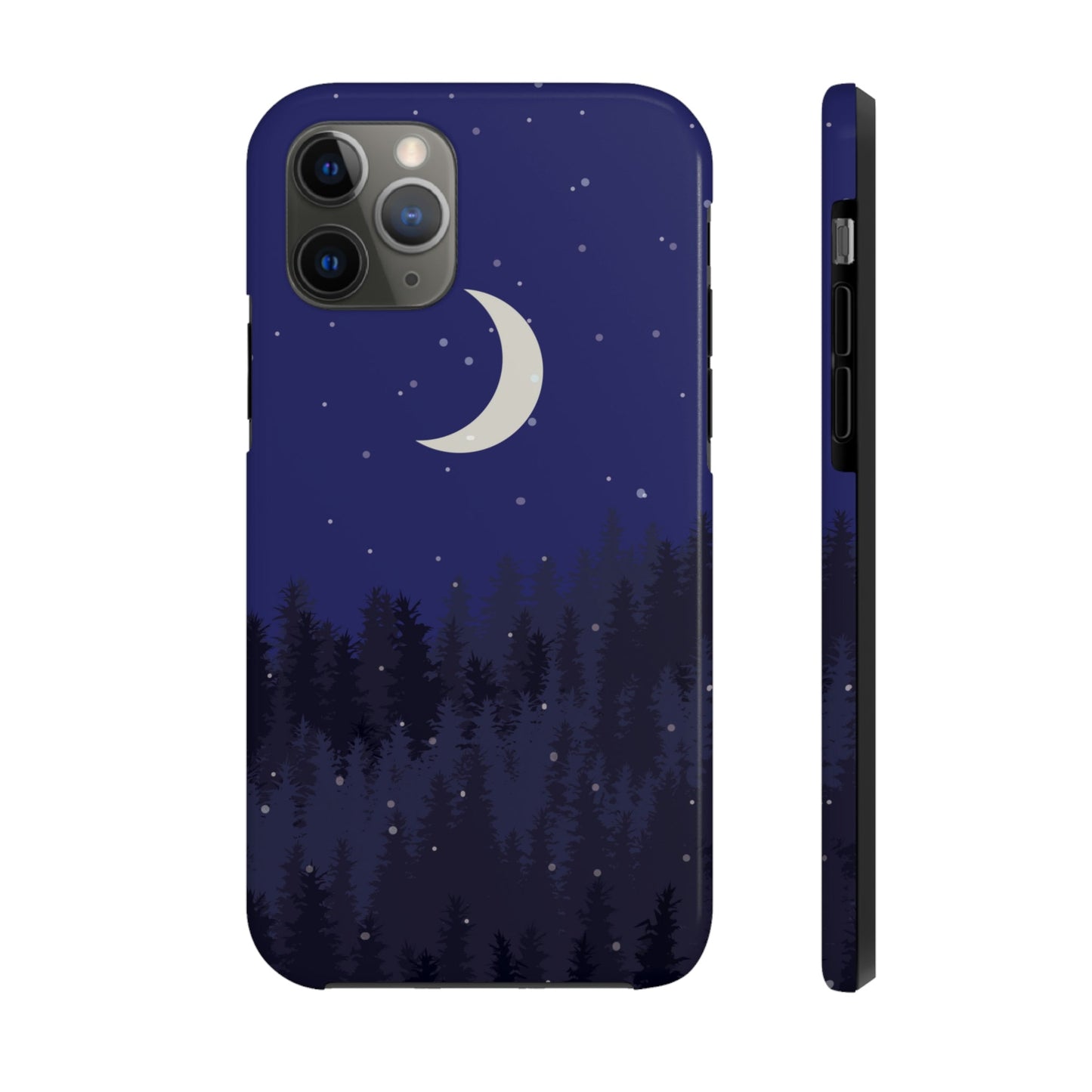 Winter Forest Moon Nature Modern Art Tough Phone Cases Case-Mate Ichaku [Perfect Gifts Selection]