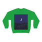 Winter Forest Moon Nature Modern Art Unisex Heavy Blend™ Crewneck Sweatshirt Ichaku [Perfect Gifts Selection]