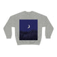 Winter Forest Moon Nature Modern Art Unisex Heavy Blend™ Crewneck Sweatshirt Ichaku [Perfect Gifts Selection]