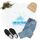 Winter Frost Snowflake Blue Slogan Unisex Heavy Blend™ Crewneck Sweatshirt Ichaku [Perfect Gifts Selection]