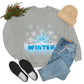 Winter Frost Snowflake Blue Slogan Unisex Heavy Blend™ Crewneck Sweatshirt Ichaku [Perfect Gifts Selection]