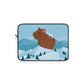 Winter Mountain Capybara Wild Cute Funny Anime Art Cartoon Laptop Sleeve Ichaku [Perfect Gifts Selection]