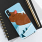 Winter Mountain Capybara Wild Cute Funny Anime Art Cartoon Tough Phone Cases Case-Mate Ichaku [Perfect Gifts Selection]